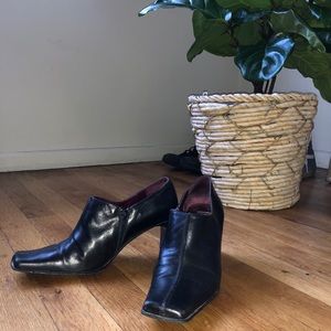 Vintage Square Toe Pumps